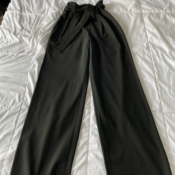 BCBGMAXAZRIA black wide leg pants - Picture 1 of 2